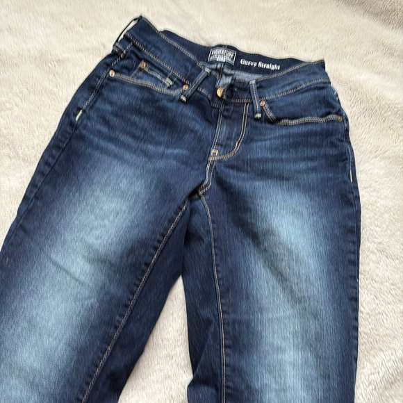 Levi’s Stratus Curves Straight Jeans – Size 26 | Dark Wash Denim | Mid Rise | - Picture 2 of 7